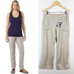 Arc’Teryx NWT Womens Spadina Linen Straight Leg Outdoor Pants in Bone Size 8